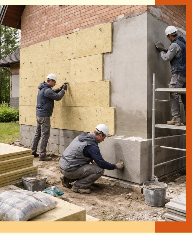 Утепление частного дома в Муроме под ключ от 7658 руб/м2 — недорого | ТепломастерМум