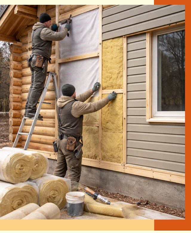 Утепление деревянного дома в Муроме от 6330 руб./м2 — заказать работы | ТепломастерМум