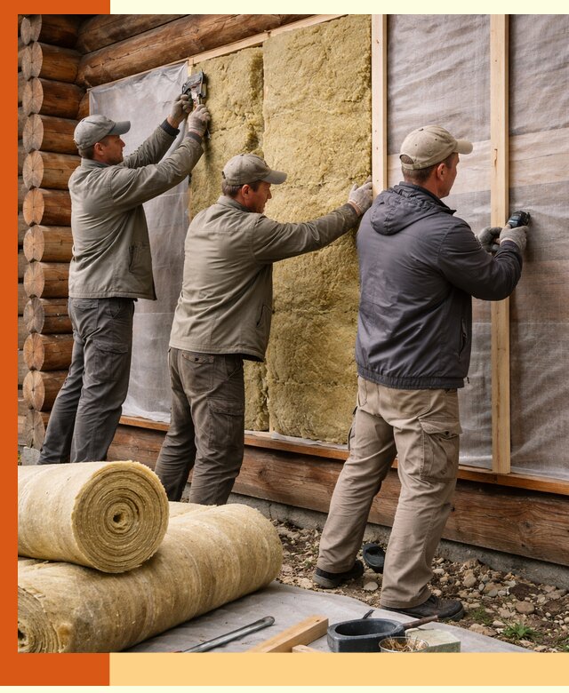 Утепление деревянного дома в Муроме эффективными технологиями