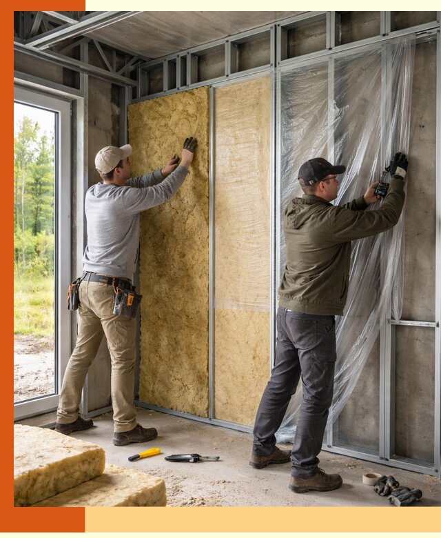 Утепление дома из ЛСТК в Муроме с гарантией качества и эффективности