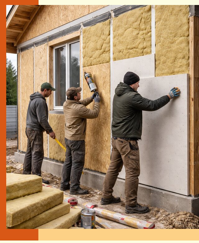 Профессиональное утепление дома из SIP-панелей в Муроме