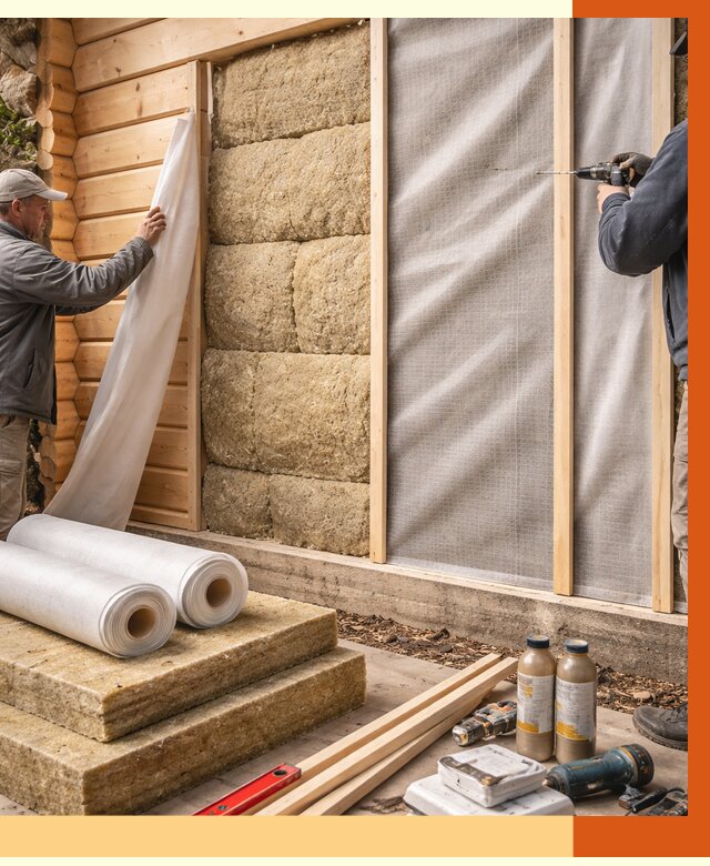 Утепление дома из минибруса в Муроме от 4595 руб/м2 — заказать профессионально | ТепломастерМум