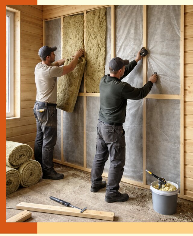 Утепление дома из минибруса в Муроме: комплексные теплоизоляционные работы