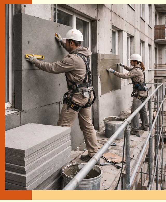 Утепление квартиры снаружи под ключ в Муроме