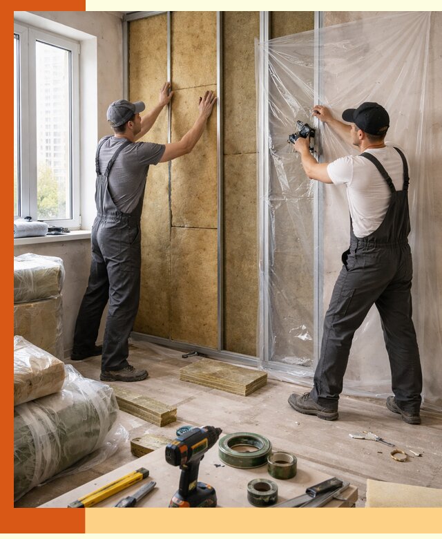 Утепление квартиры изнутри профессионально в Муроме