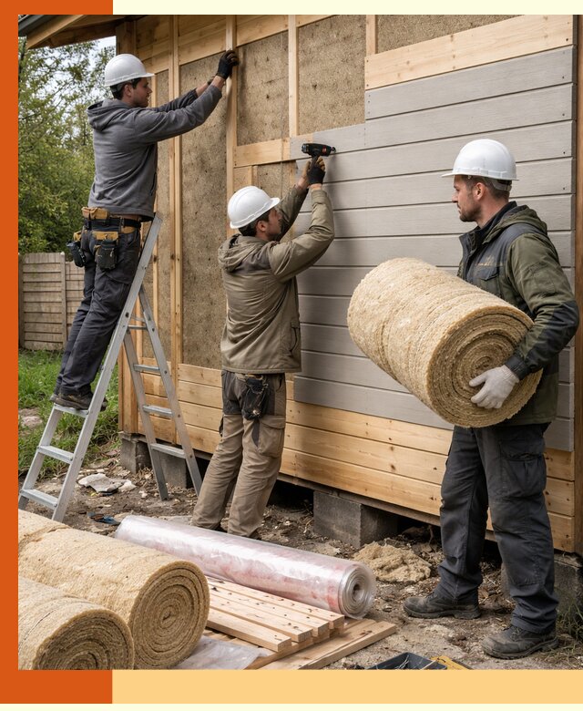 Утепление бани снаружи в Муроме профессионально и надежно