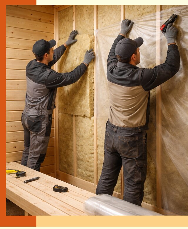 Профессиональное утепление сауны в Муроме с гарантиями качества