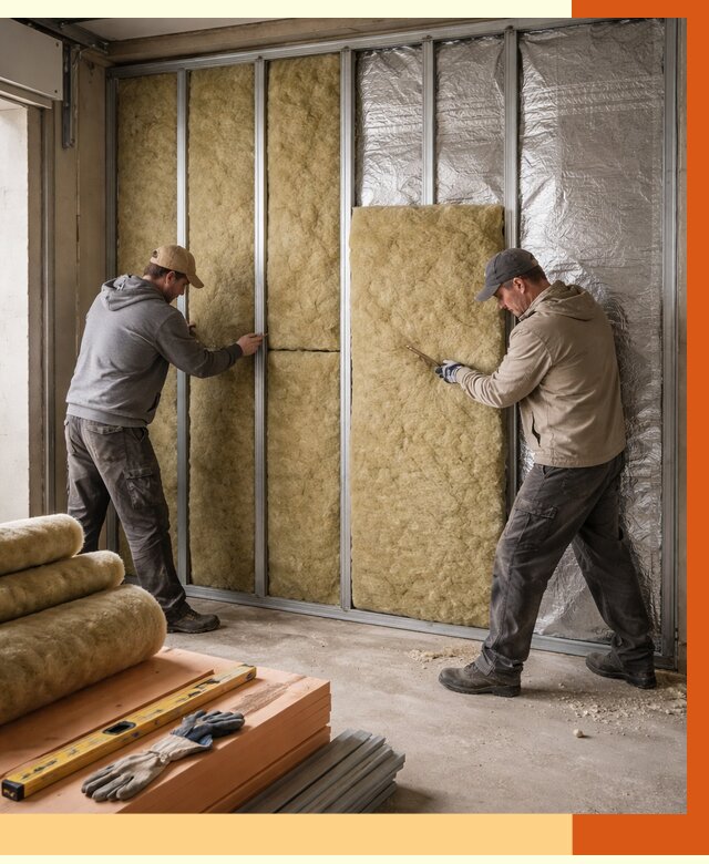 Утепление гаража изнутри в Муроме от 7658 руб/м2 — работы и цена | ТепломастерМум