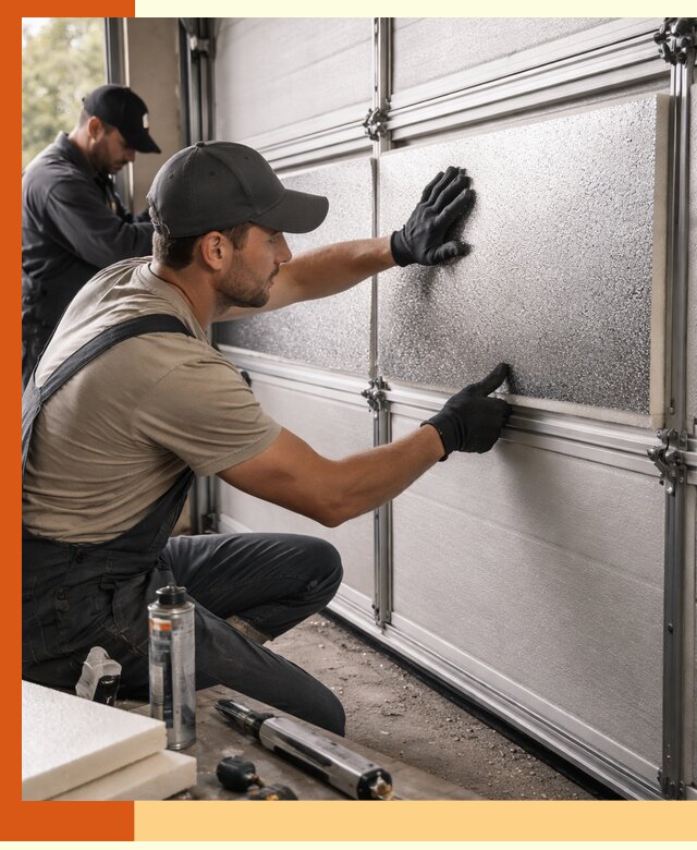 Утепление гаражных ворот в Муроме качественно и надежно