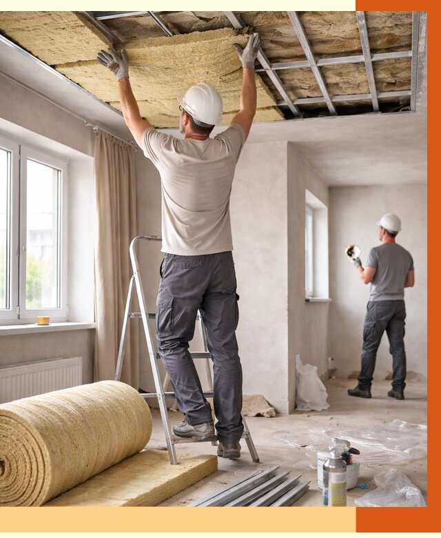 Утепление потолка в частном доме в Муроме от 970 руб./м² — работы под ключ | ТепломастерМум