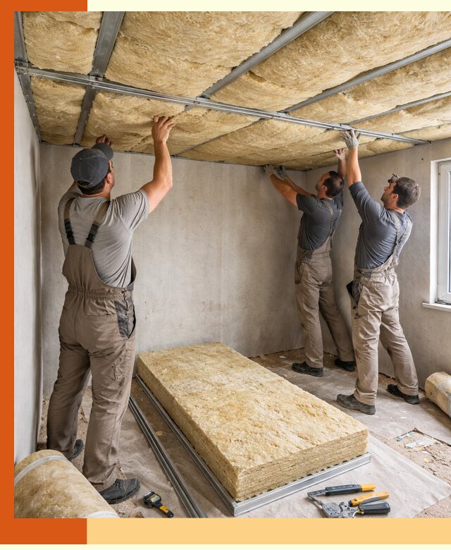 Утепление потолка в Муроме — тепло и без сквозняков