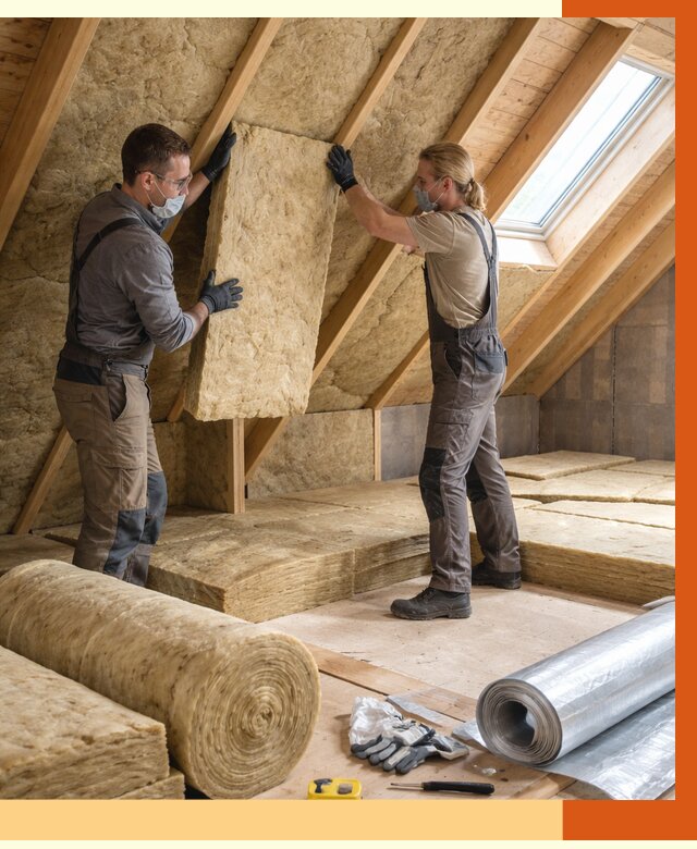 Утепление мансарды минватой в Муроме от 4288 руб./м2 — монтаж и пароизоляция | ТепломастерМум