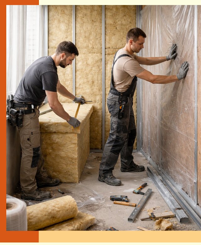 Профессиональное утепление лоджии в Муроме эффективно и надежно