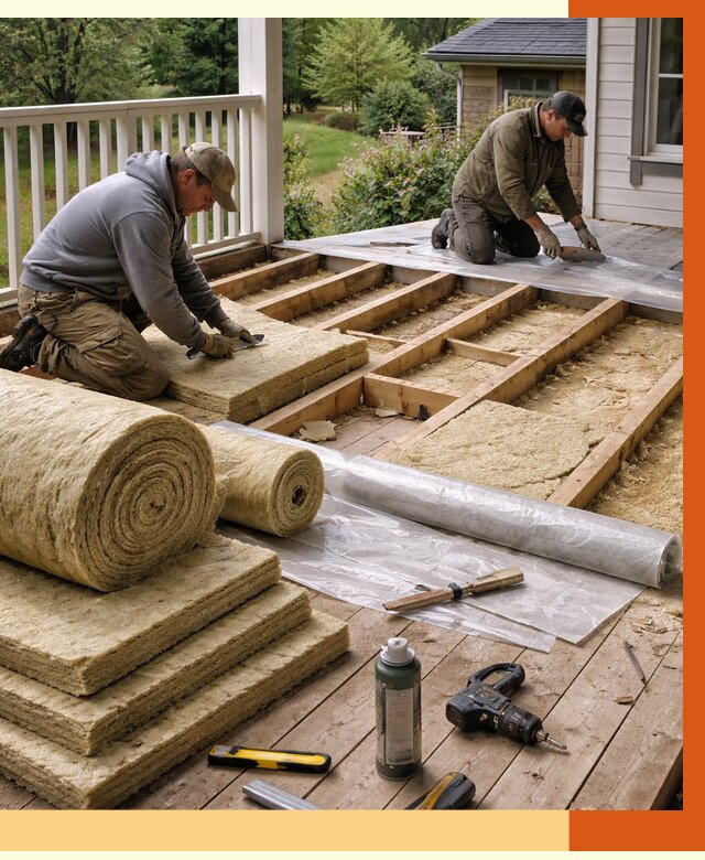 Утепление террасы в Муроме от 4288 руб./м2 — утеплить террасу под ключ | ТепломастерМум