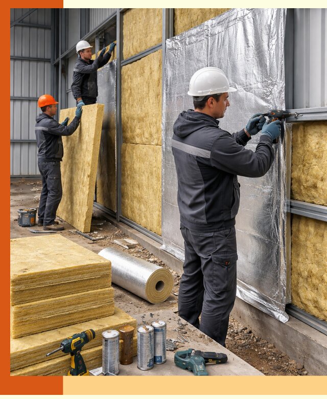 Утепление металлического ангара профессионально в Муроме