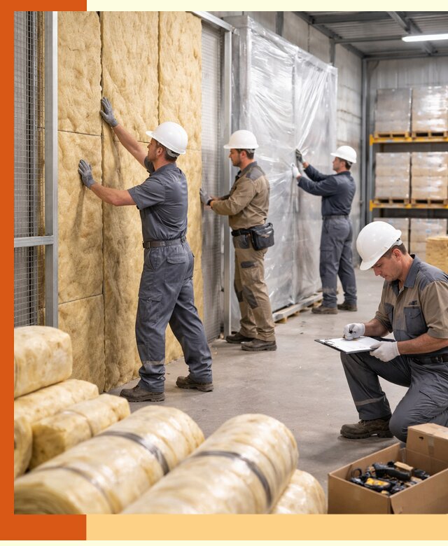 Утепление склада готовой продукции в Муроме качественно и быстро