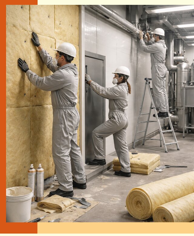 Утепление пищевого цеха под ключ в Муроме