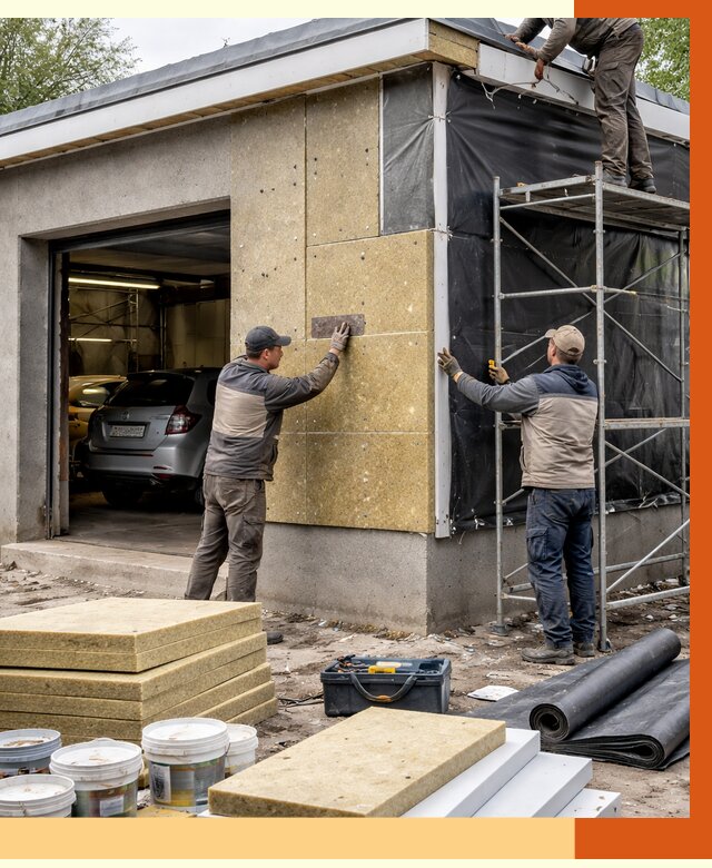 Утепление автосервиса в Муроме ппу, пеноизоляция, от 14805 руб/м2 — ТепломастерМум