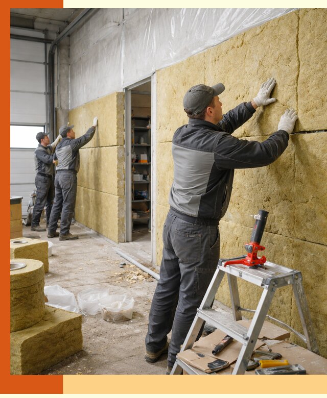 Утепление автосервиса и мастерских в Муроме качественно и надёжно