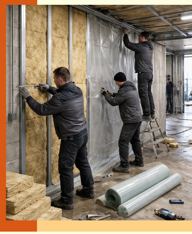 Профессиональное утепление автомойки в Муроме для любого типа помещений