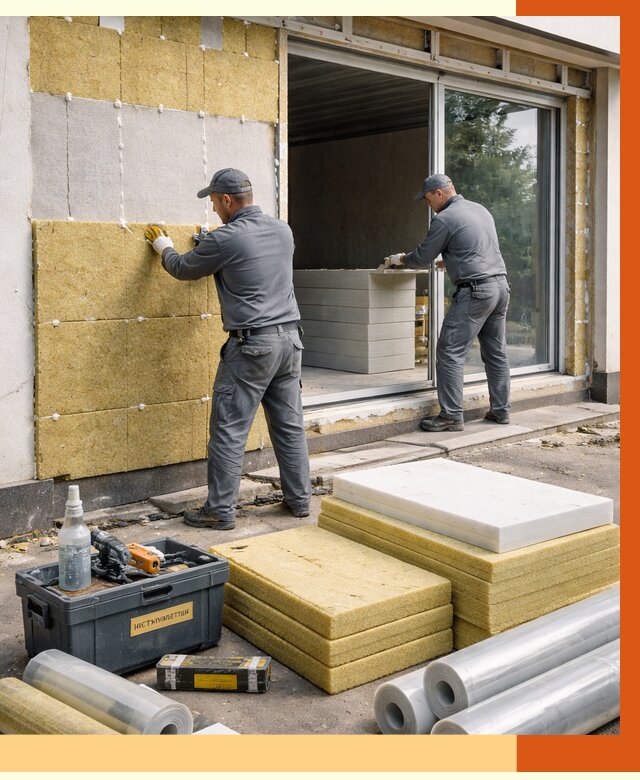 Утепление торгового павильона в Муроме от 14805 руб./м² под ключ | ТепломастерМум