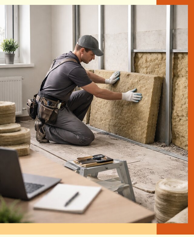 Утепление офиса в Муроме от 4595 руб/м2 — комплексное утепление офиса под ключ | ТепломастерМум