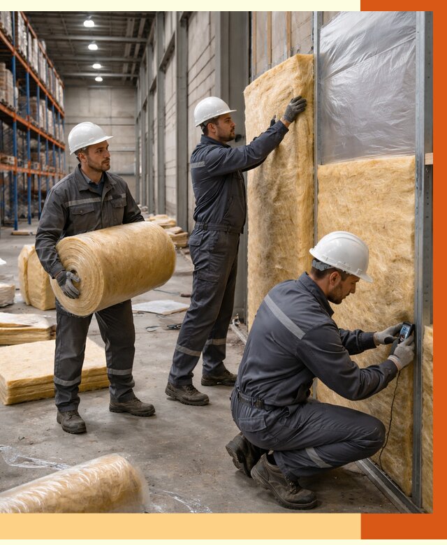 Утепление логистического центра в Муроме от 4595 руб/м² под ключ | ТепломастерМум