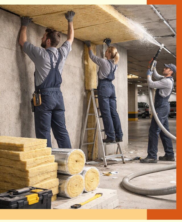 Утепление паркинга в Муроме от 6943 руб./м2 — работы под ключ | ТепломастерМум