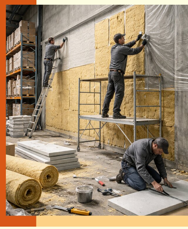 Утепление холодного склада под ключ в Муроме