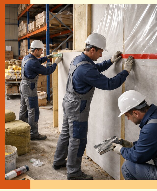 Утепление теплого склада под ключ в Муроме