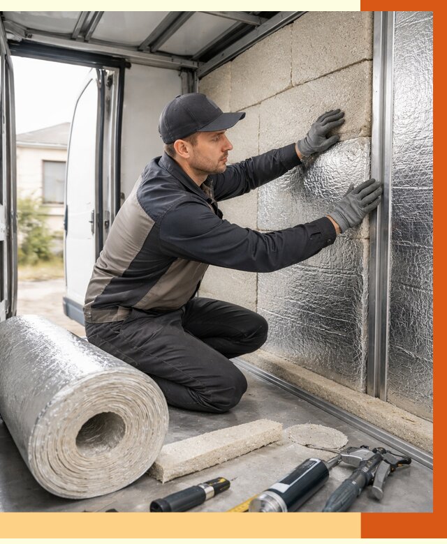 Утепление фургона рефрижератора в Муроме от 12763 руб./м² под ключ | ТепломастерМум