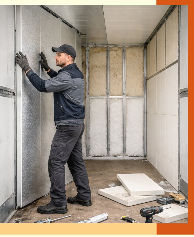 Утепление холодильного кузова в Муроме от 13784 руб. под ключ | ТепломастерМум