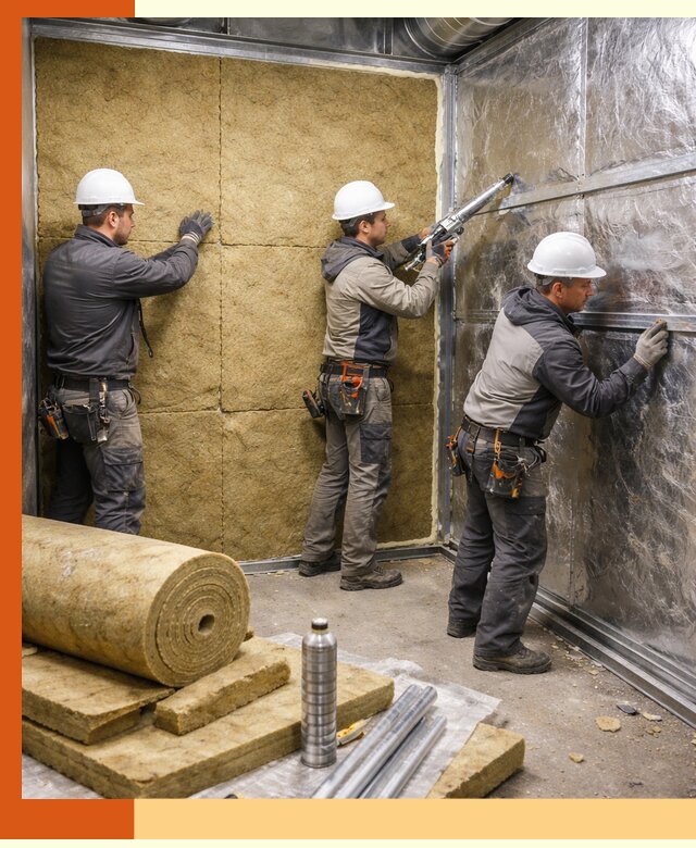 Утепление венткамеры в Муроме — качественная теплоизоляция и шумопоглощение