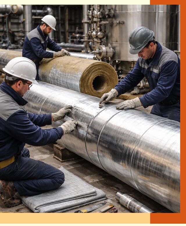 Утепление технологического оборудования в Муроме от 4288 руб. за м2 | ТепломастерМум