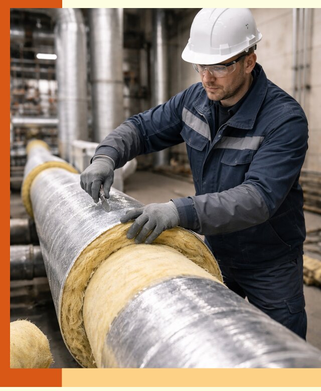 Утепление технологического оборудования и заводских установок в Муроме