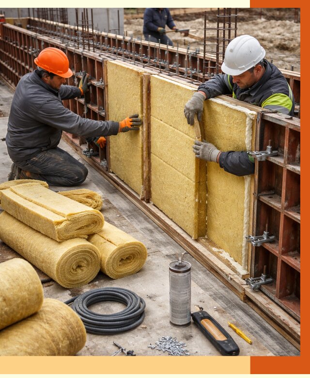 Теплоизоляция опалубки в Муроме от 7351 руб. за м2 — услуги и монтаж | ТепломастерМум
