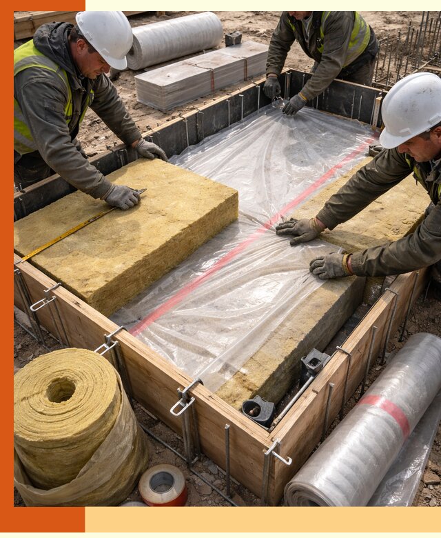 Теплоизоляция опалубки для строительства в Муроме