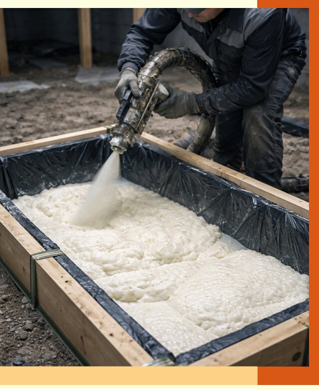 Заливка ППУ в формы в Муроме от 2553 руб. — утепление форм под ключ | ТепломастерМум
