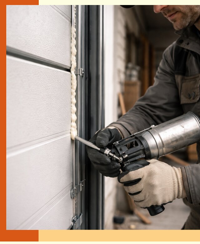 Заполнение пустот ворот в Муроме профессионально и герметично