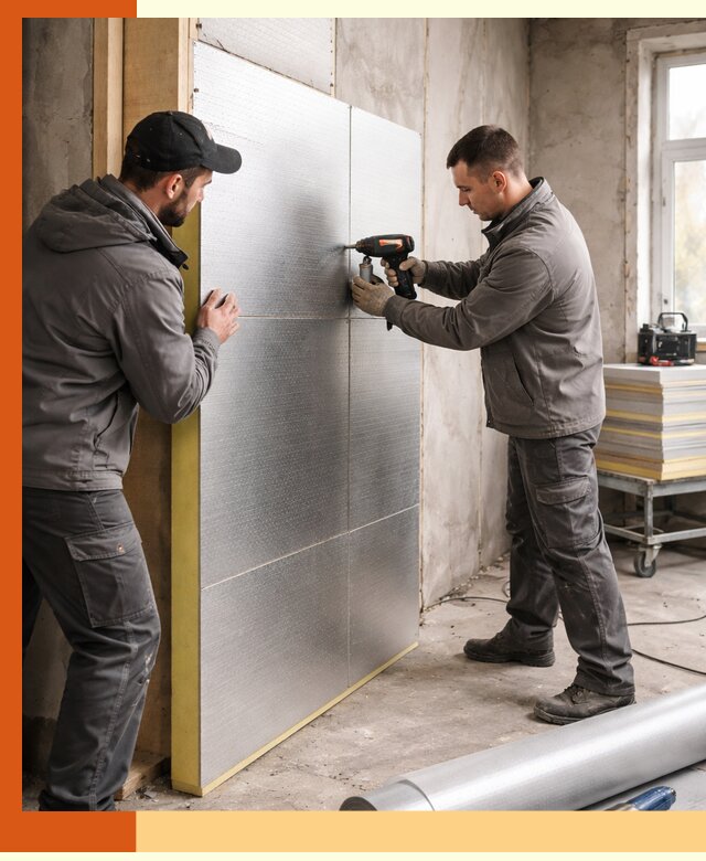 Утепление PIR панелями домов и зданий в Муроме