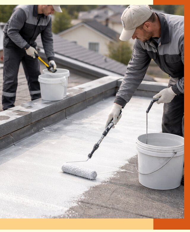 Утепление кровли жидкой теплоизоляцией в Муроме от 2195 руб./м2 | ТепломастерМум