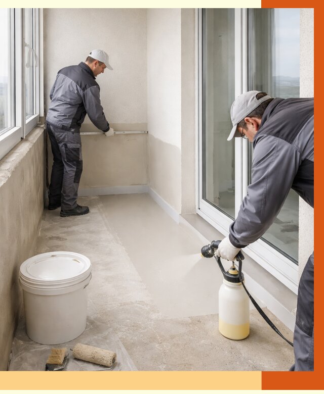 Утепление балкона жидкой теплоизоляцией в Муроме от 5871 руб./м2 | ТепломастерМум