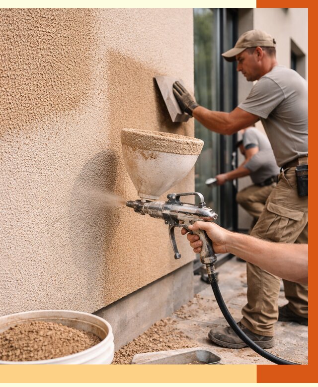 Утепление фасада жидкой пробкой в Муроме от 4901 руб./м² под ключ | ТепломастерМум