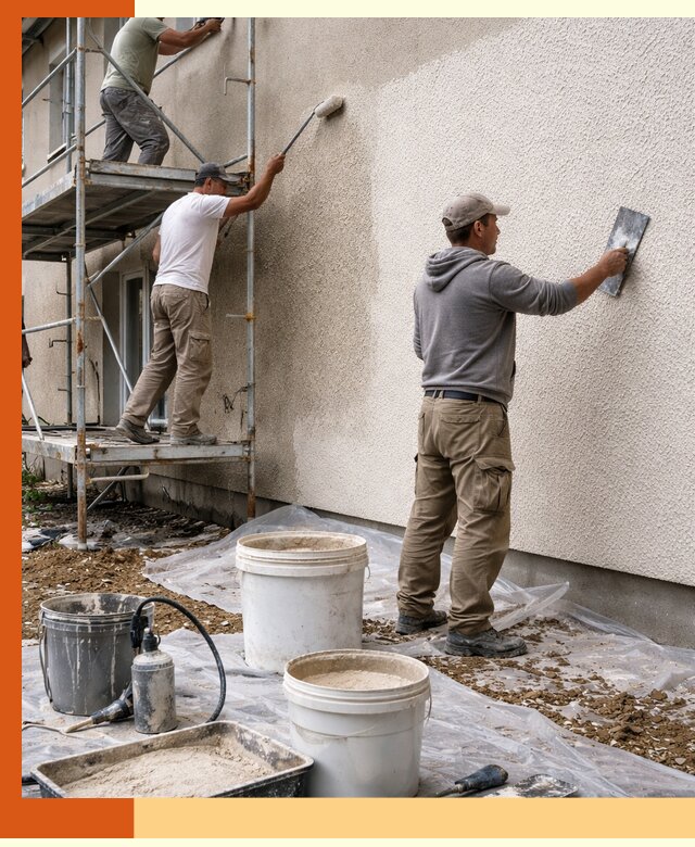 Утепление фасада жидкой пробкой в Муроме