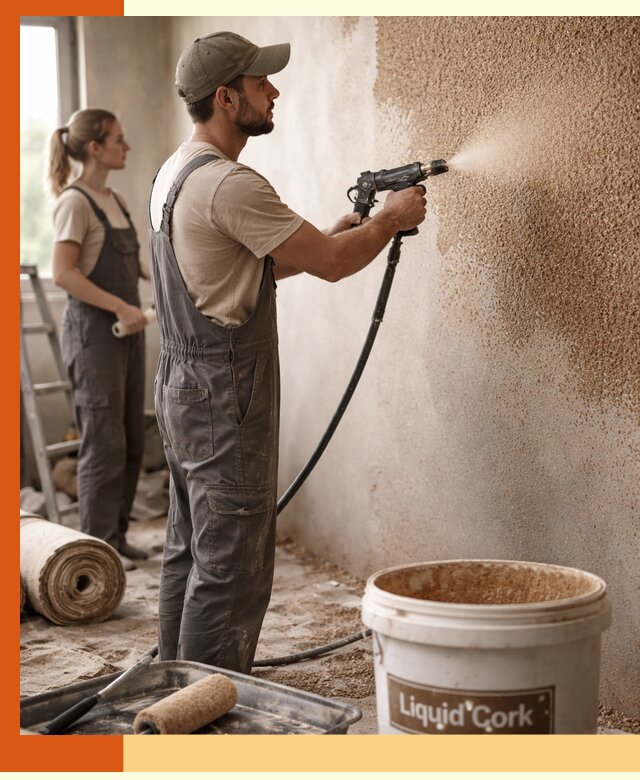 Утепление стен жидкой пробкой в Муроме эффективное и долговечное