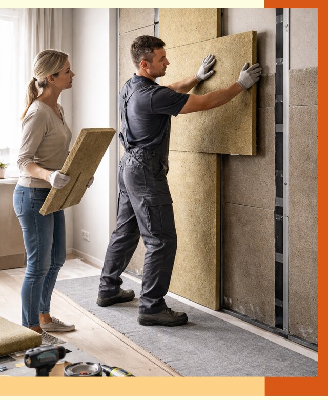 Профессиональная шумоизоляция квартиры в Муроме от 7658 руб. за м2 | ТепломастерМум