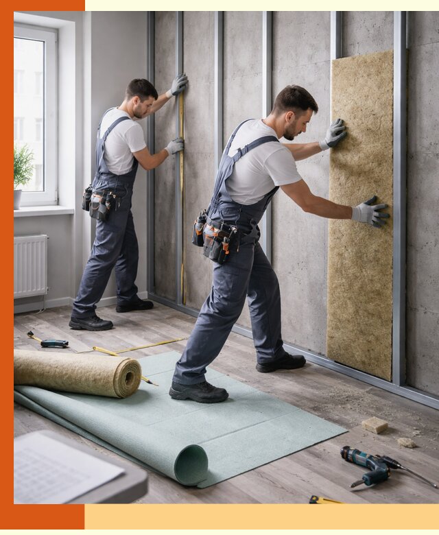 Шумоизоляция квартиры под ключ в Муроме — профессионально и гарантированно