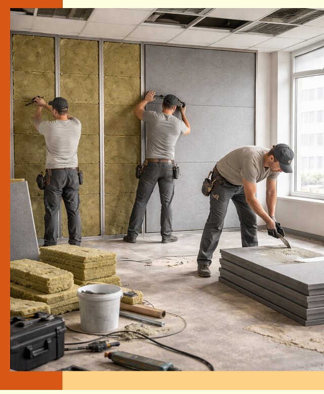 Профессиональная шумоизоляция офисов в Муроме для комфорта сотрудников