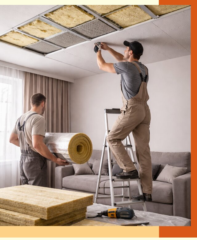 Шумоизоляция потолка в Муроме от 2297 руб. под ключ | Профессионально — ТепломастерМум