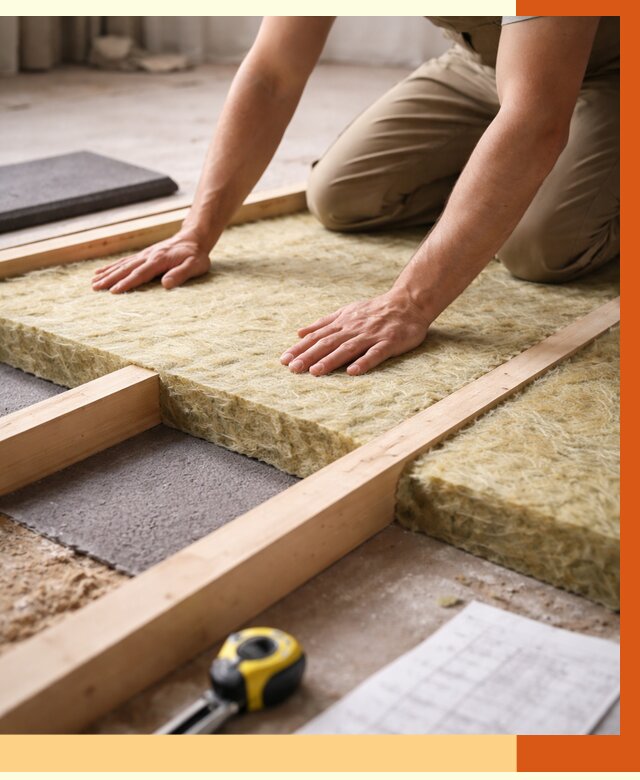 Шумоизоляция пола в Муроме от 1276 руб./м² — профессиональная звукоизоляция | ТепломастерМум